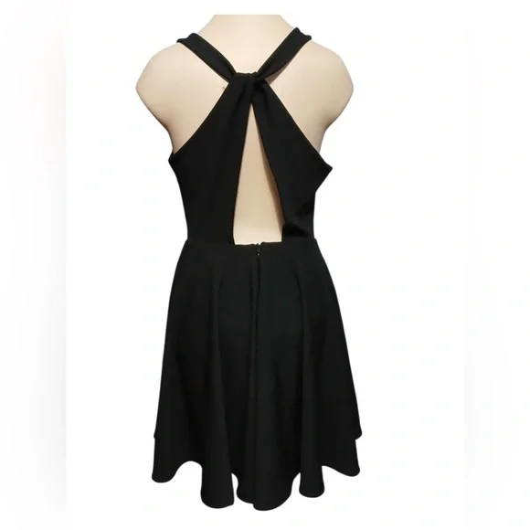 Lulu's Black Backless Dress - Picture 8 of 12